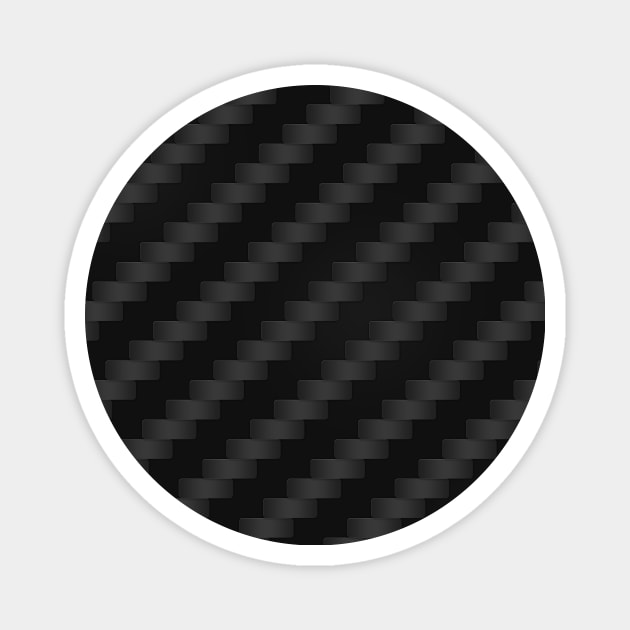 Carbon Fibre Style Pattern Magnet by Outcasted